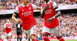 Arsenal Juara Carabao Cup 2025, Eze Cetak Gol Perdana