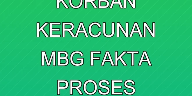Gugatan Keluarga Korban Keracunan MBG: Fakta & Proses Hukum Terbaru