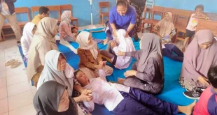 Puluhan Siswa SMPN Pamarican Ciamis Keracunan Mie Basah Goreng