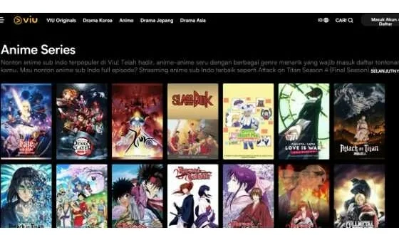 5 Link Alternatif Nonton Anime Sub Indo Legal dan Aman 2025
