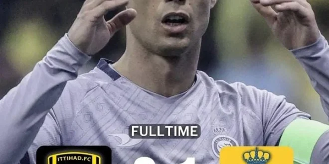 Al Nassr Kalah 1-2, Ronaldo Gagal Raih Piala Musim Ini