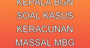 DPR Sentil Kepala BGN soal Kasus Keracunan Massal MBG Terbaru