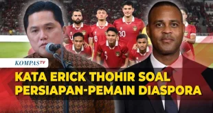 Erick Thohir Umumkan Akhiri Kerja Sama Pelatih Kluivert Timnas Indonesia