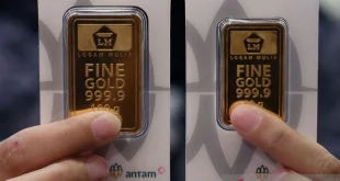 Harga Emas Antam Naik Mendekati Rp 2,3 Juta Gram Oktober 2025