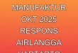 Indeks PMI Manufaktur Okt 2025 & Respons Airlangga Hartarto