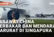 Insiden Pendaratan Darurat Air China Akibat Dugaan Baterai Lithium Terbakar