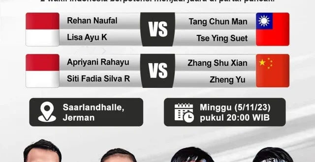 Jadwal dan Status Wakil Indonesia di Hylo Open 2025 Terbaru