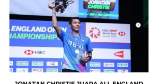 Klarifikasi Jonatan Christie Tidak Terlahir Kembali 2024