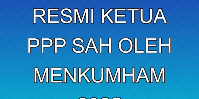 Mardiono Resmi Ketua PPP, Sah oleh Menkumham 2025