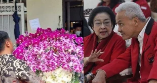 Megawati Kirim Bunga Anggrek Merah Putih untuk Ulang Tahun Prabowo ke-74