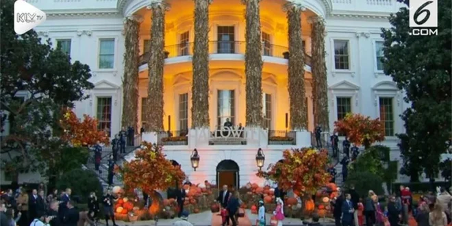 Melania Trump Belum Konfirmasi Dekorasi Halloween Gedung Putih 2025
