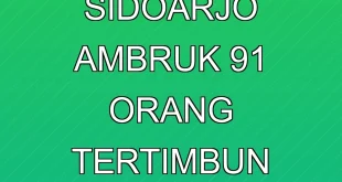 Musala Ponpes Sidoarjo Ambruk, 91 Orang Tertimbun: Evakuasi Darurat