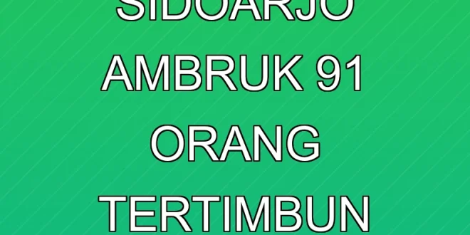 Musala Ponpes Sidoarjo Ambruk, 91 Orang Tertimbun: Evakuasi Darurat