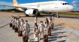 Pendaratan Darurat Super Air Jet Padang-Jakarta di Palembang