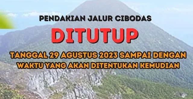Penutupan Pendakian Gunung Gede Pangrango Oktober 2025 Resmi