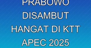 Presiden Prabowo Disambut Hangat di KTT APEC 2025 Korsel