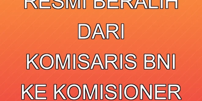 Suminto Resmi Beralih dari Komisaris BNI ke Komisioner LPS 2025