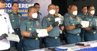 TNI AL Gagalkan Penyelundupan Bahan Baku Narkoba Malaysia 2025