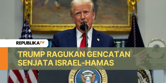 Trump Tegaskan Diplomasi, Tolak Ancaman Lucuti Senjata Hamas