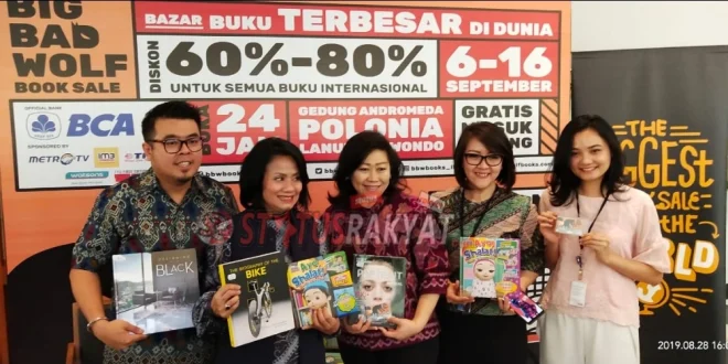 Big Bad Wolf Medan 2025: 1 Juta Buku Baru dengan Diskon Besar