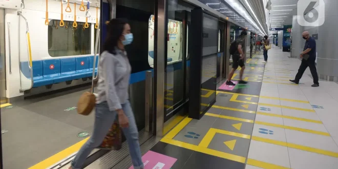 Gangguan dan Pemulihan Operasional MRT Jakarta Sore Ini