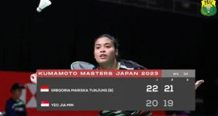 Gregoria Mariska Laju ke Semifinal Kumamoto Masters 2024
