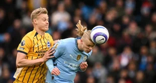Hasil Liga Inggris: Haaland Bawa Man City Menang 4-0 atas Bournemouth
