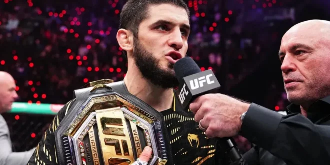 Islam Makhachev Pertahankan Juara Kelas Welter UFC 2024