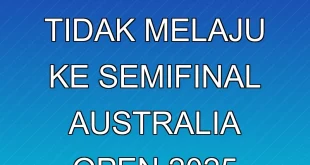 Jafar Felisha Tidak Melaju ke Semifinal Australia Open 2025