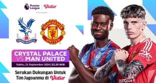 Live Streaming Crystal Palace vs Manchester United Belum Diumumkan