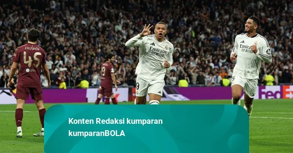 Mbappe Tidak Cetak Hattrick 7 Menit saat Madrid Kalahkan Olympiakos
