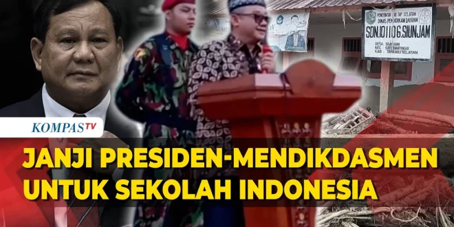 Mendikdasmen Percepat Perbaikan Sekolah Rusak Akibat Erupsi Semeru