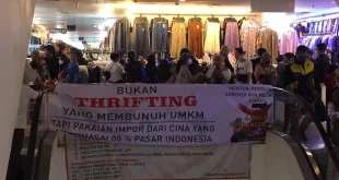 Penindakan Tegas Larangan Thrifting dan Dampak Kebangkrutan Perusahaan