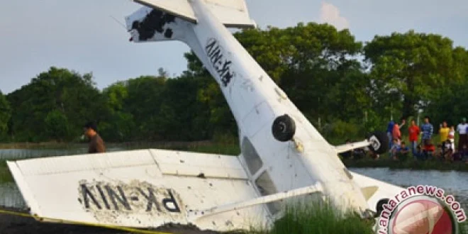 Pesawat Cessna Jatuh di Karawang, Semua Penumpang Selamat