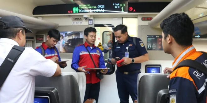 Ramp Check 3.333 Sarana Kereta Api Kemenhub Siaga Nataru