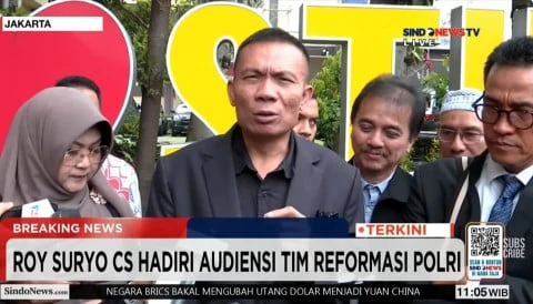 Refly Harun Walk Out, Roy Suryo Tolak Reformasi Polri 2024