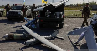 Serangan Drone Ukraina Picu Kebakaran Besar di PLTU Moskow
