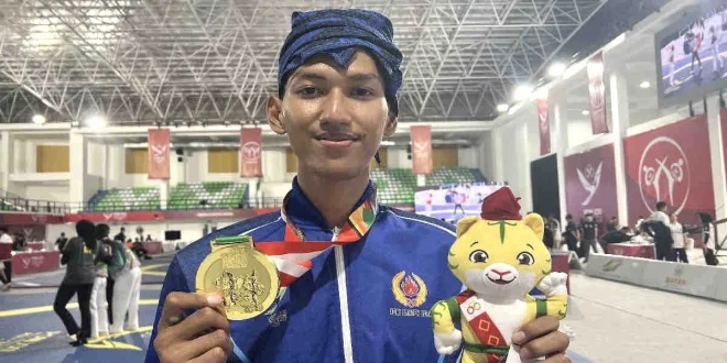 Arya Danu Raih Emas ke-25 Taekwondo Indonesia Tumpas Vietnam