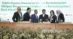 Bank Mandiri Terbitkan Obligasi Hijau Rp 5 Triliun Dukung Ekonomi Ramah Lingkungan
