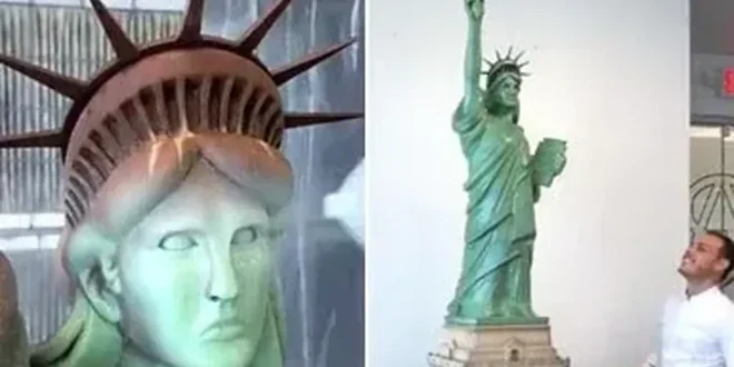 Dampak Besar Badai Dahsyat, Patung Liberty Roboh di New York