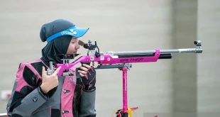 Dewi Laila Raih Medali Emas Ke-22 Indonesia di 10m Air Rifle Putri