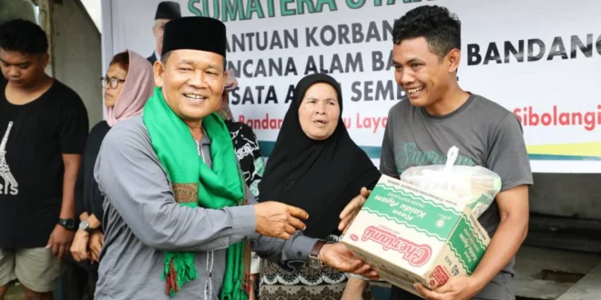 Distribusi 6,5 Ton Sembako Oleh Kemkomdigi untuk Korban Banjir Deli Serdang