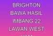 Gol Telat Brighton Bawa Hasil Imbang 2-2 Lawan West Ham