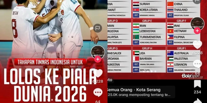 Hasil Drawing Piala Dunia 2025: Indonesia vs Filipina dalam Grup Kuat