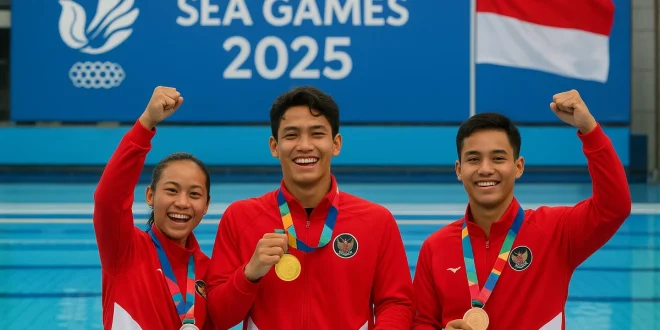 Indonesia Raih Emas ke-46 Wushu SEA Games 2025 di Kamboja