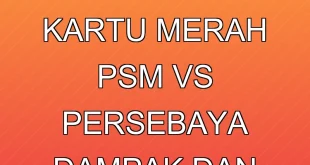 Keputusan Wasit Cabut Kartu Merah PSM vs Persebaya: Dampak dan Fakta