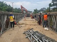 Pembangunan 8 Jembatan Bailey Aceh Percepat Pulihkan Infrastruktur
