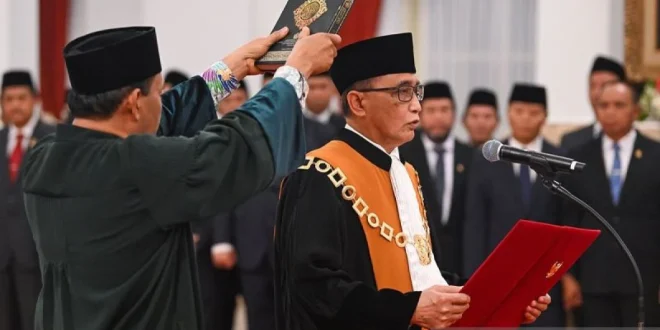 Pengucapan Sumpah Anggota KY 2025-2030 Disaksikan Prabowo Subianto