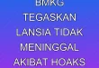 Polisi dan BMKG Tegaskan Lansia Tidak Meninggal Akibat Hoaks Tsunami Aceh