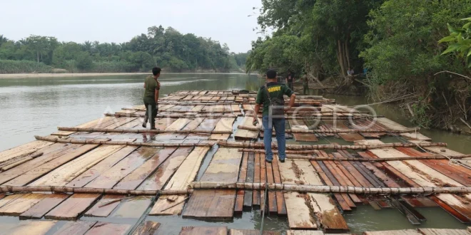 Polisi Sumut Ambil Sampel Kayu Sungai Garoga, Bukti Ilegal Logging